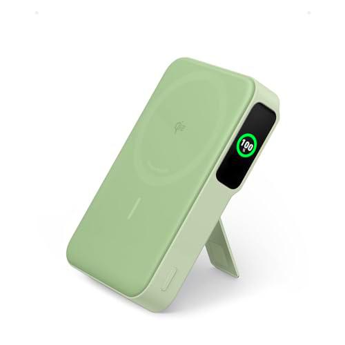 Anker MagGo Power Bank, Cargador Portátil Ultrarrápido de 15 W Compatible con MagSafe