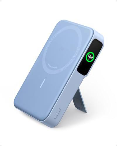 Anker MagGo Power Bank, Cargador Portátil Ultrarrápido de 15 W Compatible con MagSafe
