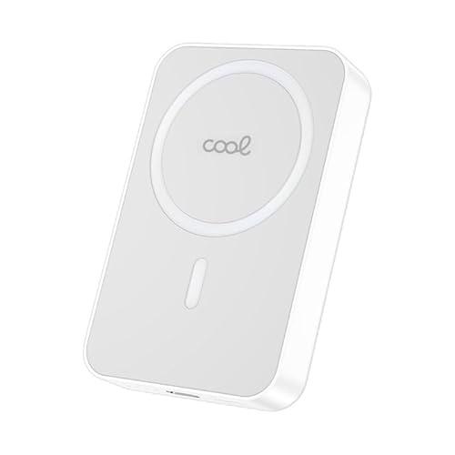 Bateria Externa Universal MAGNÉTICA Power Bank Qi 5000 mAh Cool Blanco