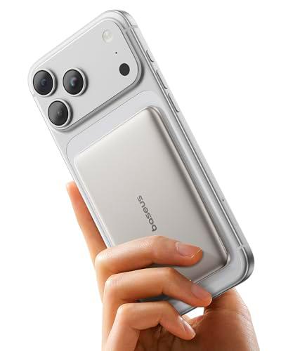 Baseus Picogo AM41 Power Bank, Ultra Slim 5000mAh Magsafe Powerbank