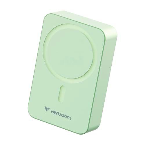 Verbatim Charge 'n' Go Essentials MagSafe - Cargador magnético para iPhone 16/15/15/14/13/12 Pro/Pro MAX (20 W