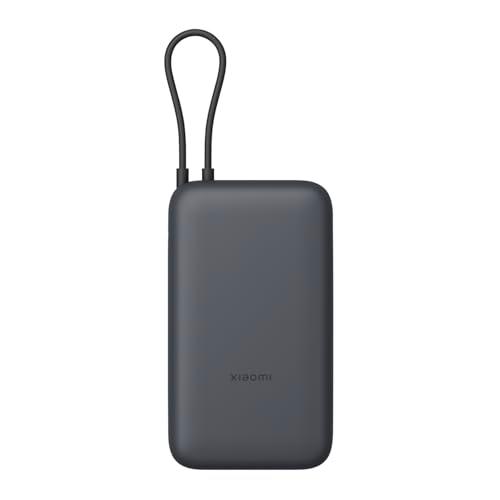 Xiaomi 22.5W Power Bank 20000mAh (Integrated Cable) Gris Oscuro
