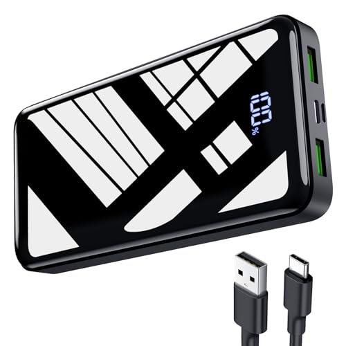 Power Bank 27000 mAh, 22,5 W, PD20 W, USB-C, batería Externa para teléfono móvil con indicador LED